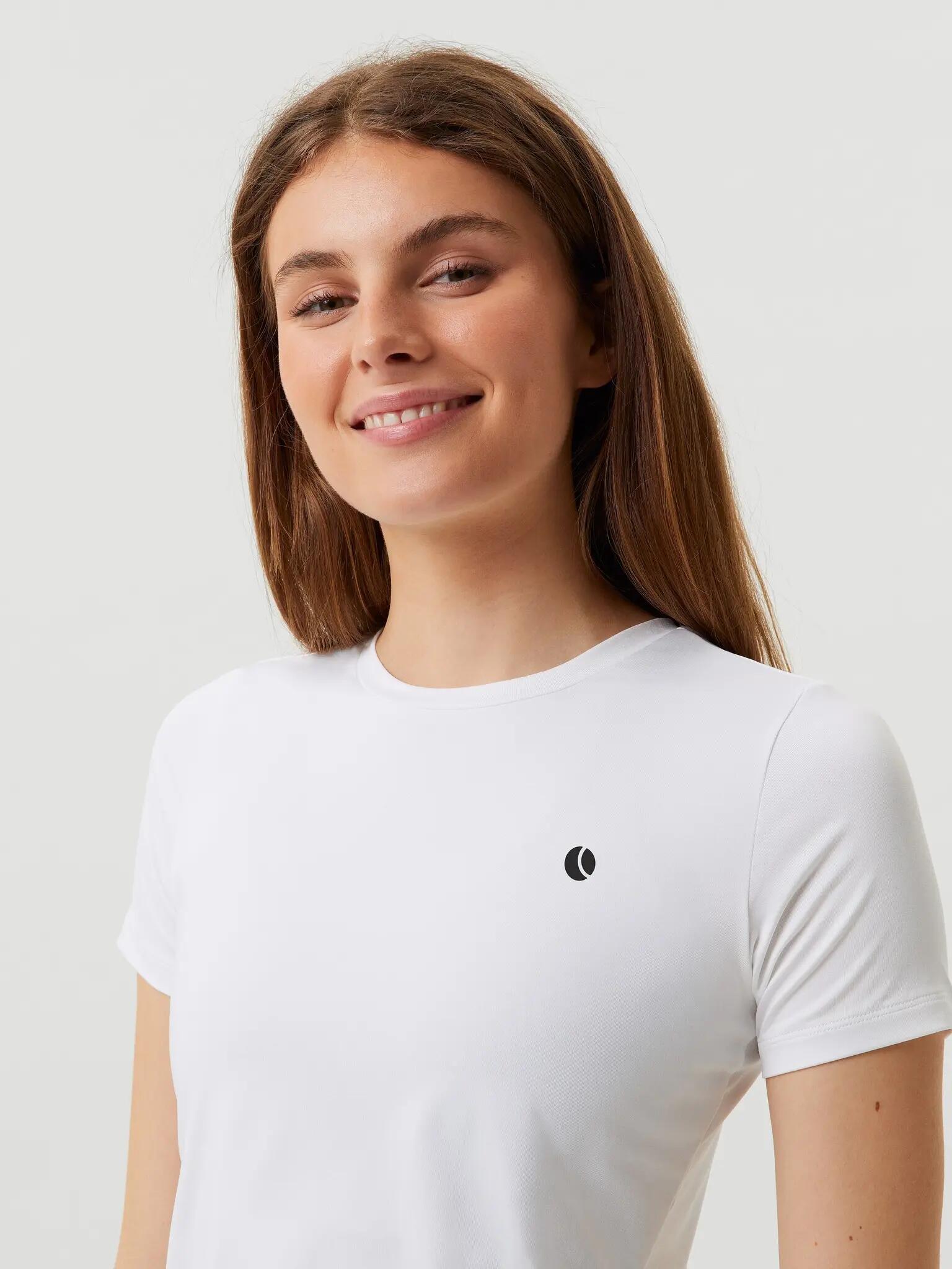 bjorn_borg ACE SLIM T-SHIRT dames gerecycled polyester BRILLIANT WHITE 3/3