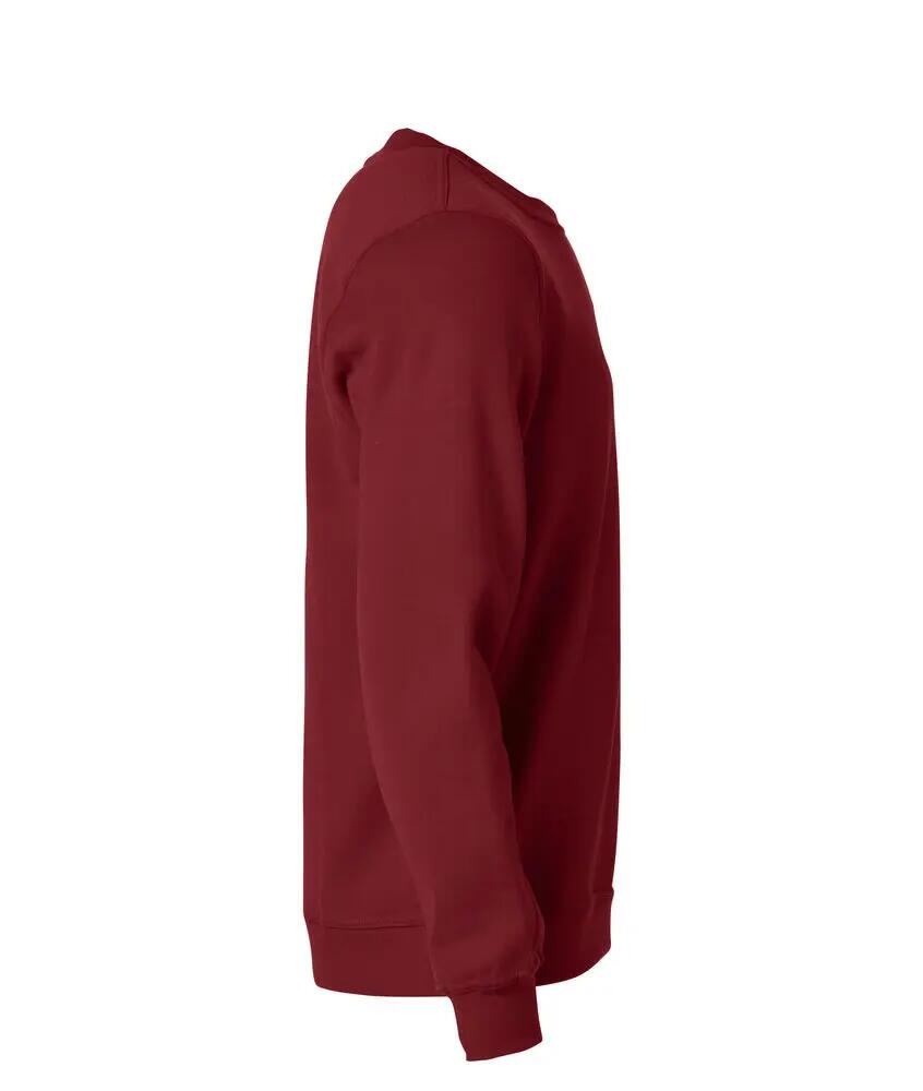 clique Basic Roundneck felpa girocollo unisex in tessuto stabilizzato 4/4