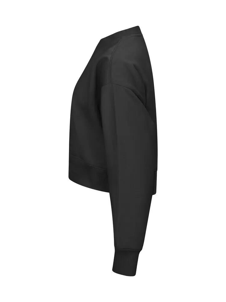 clique Miami Cropped maglia corta in cotone e poliestere riciclato — nero 2/4