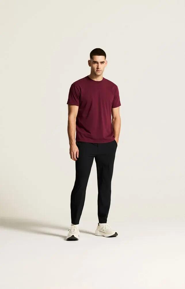 craft Community 2.0 Tee Uomo in cotone bio e poliestere riciclato — Maroon 6/7