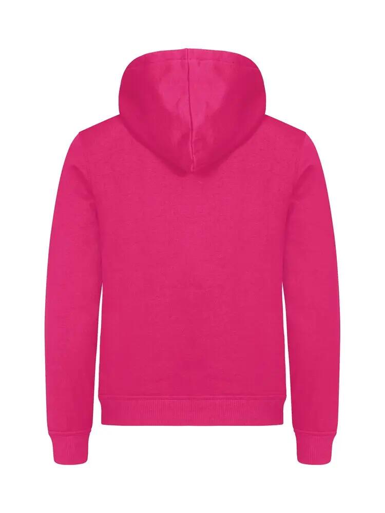 clique Miami Hoody em algodão e poliéster reciclado - Bright Cerise 2/4