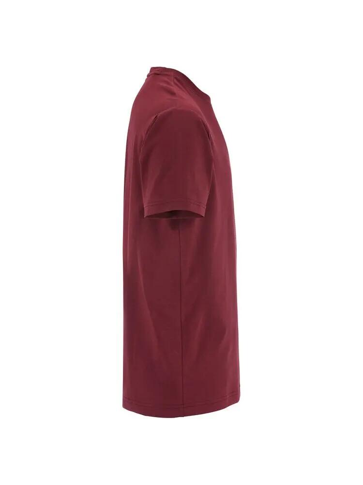 craft Community 2.0 Tee Uomo in cotone bio e poliestere riciclato — Maroon 4/7