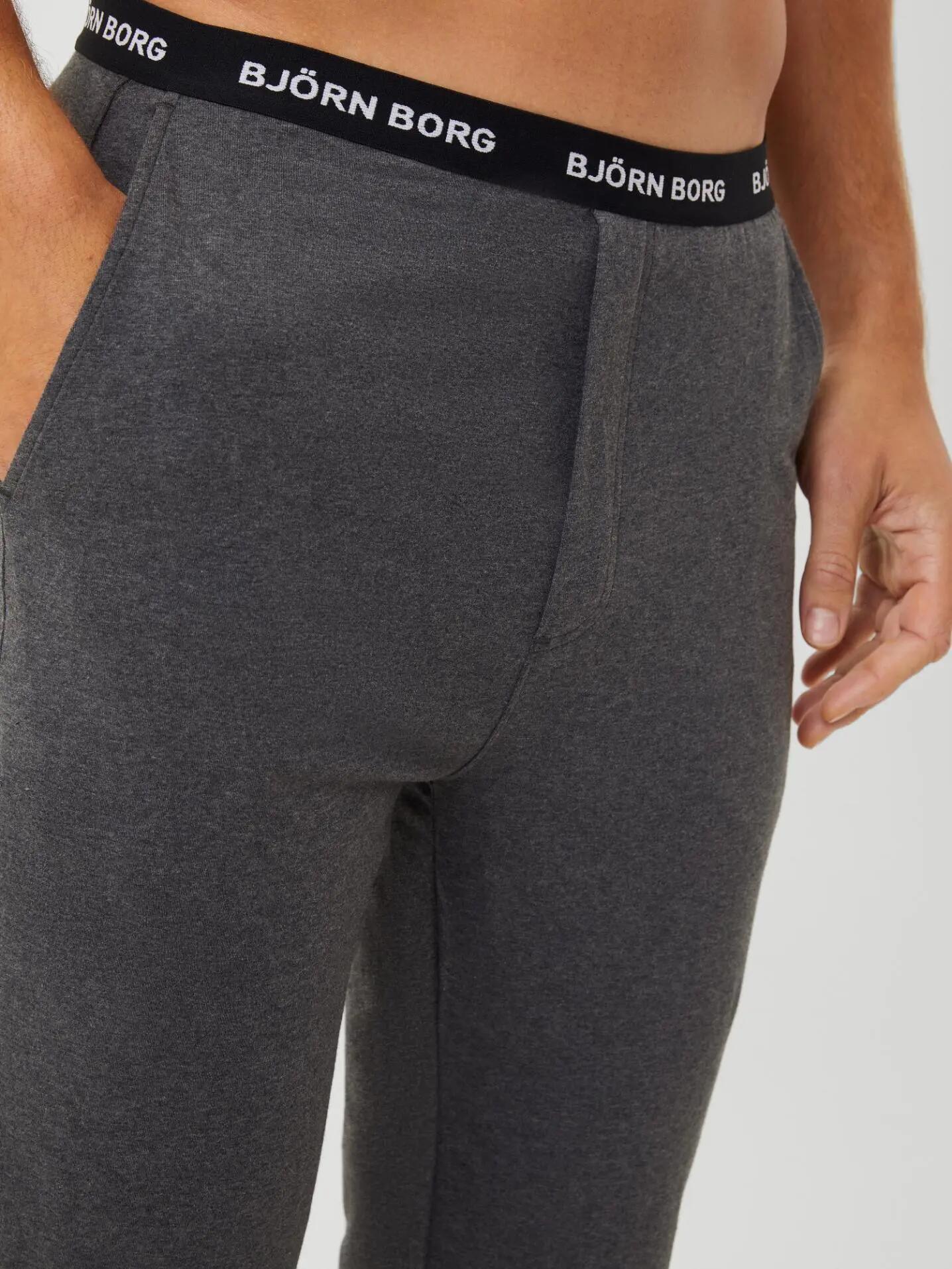 bjorn_borg CORE LOUNGEWEAR PANTS in DARK GREY MELANGE 4/4
