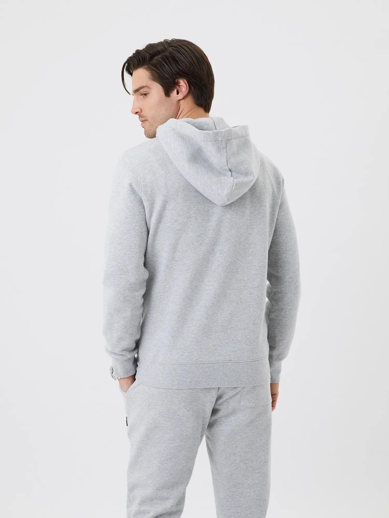 bjorn_borg CENTRE HOODIE uomo LIGHT GREY MELANGE 2/5