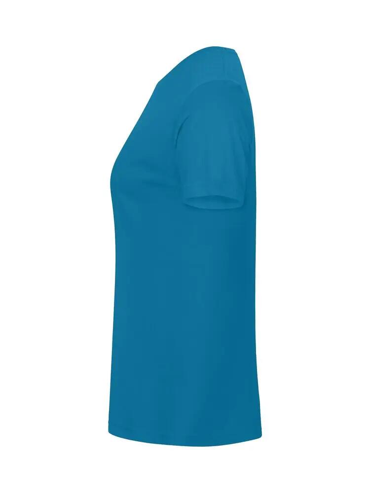clique Classic OC-T Women T‑shirt 100% cotone biologico turchese 3/4