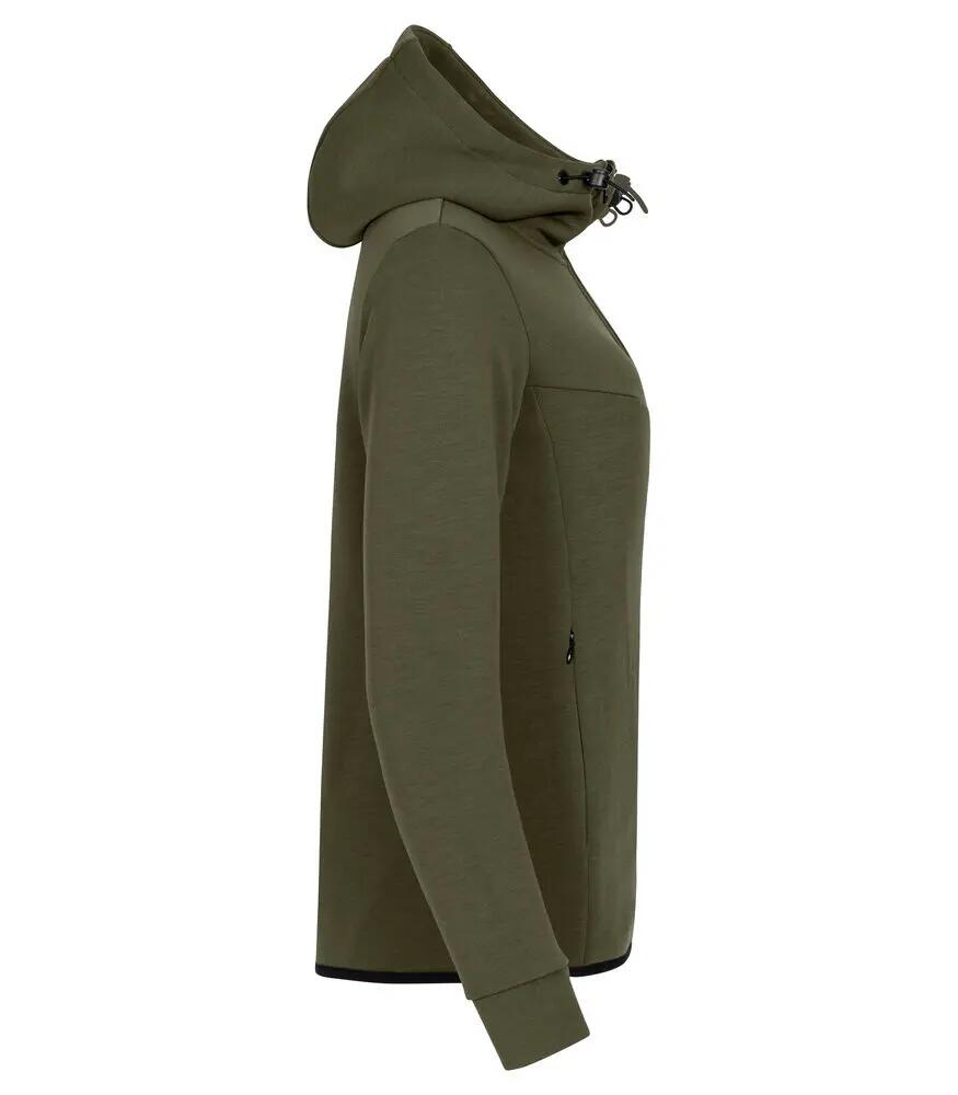 clique Hayden Women Casaco com capuz leve Fog green 4/4