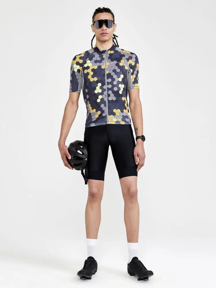craft ADV Endur Graphic Jersey M – Camisola ciclismo técnica – Multi-Giallo 6/6