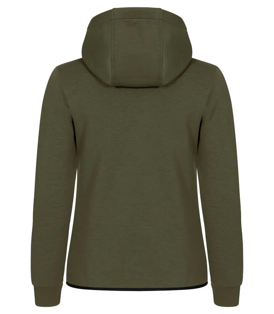 clique Hayden Women Casaco com capuz leve Fog green 2/4