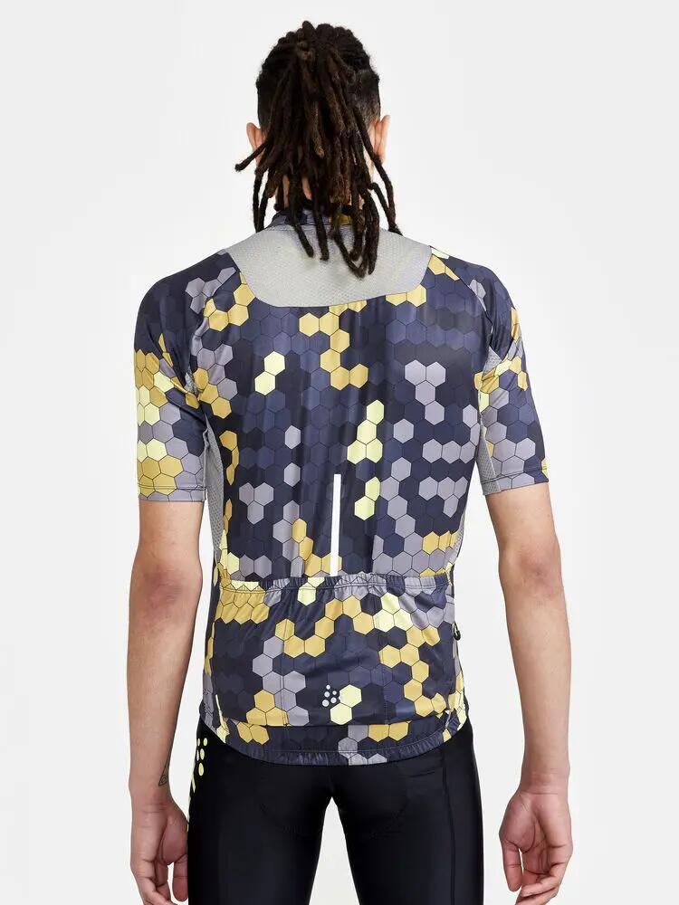 craft ADV Endur Graphic Jersey M – Camisola ciclismo técnica – Multi-Giallo 3/6