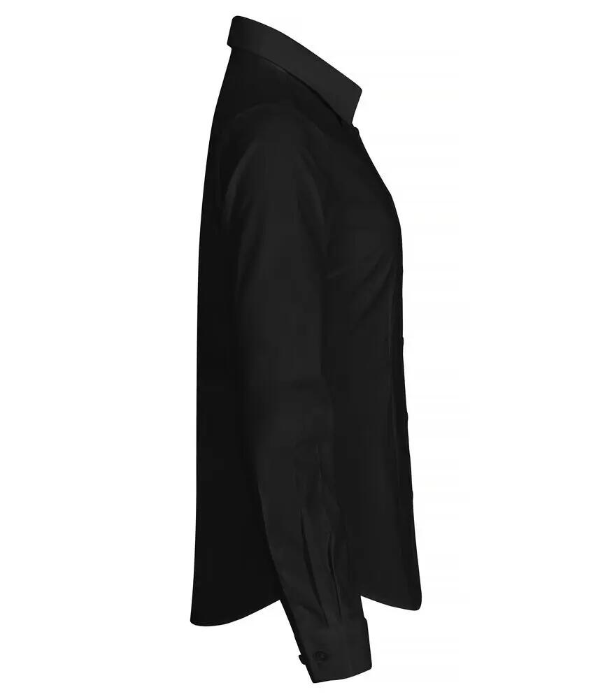 clique Stretch Shirt L/S Women - camisa stretch manga larga, corte regular 4/4