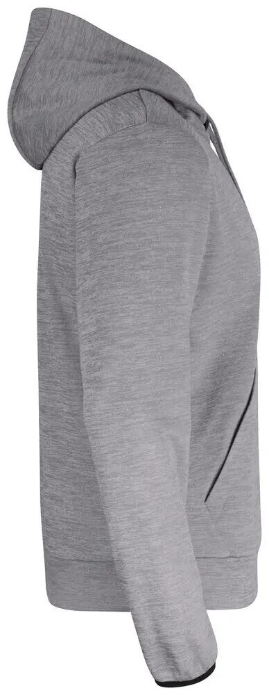 clique Oakdale sudadera con capucha funcional gris jaspeado 4/4