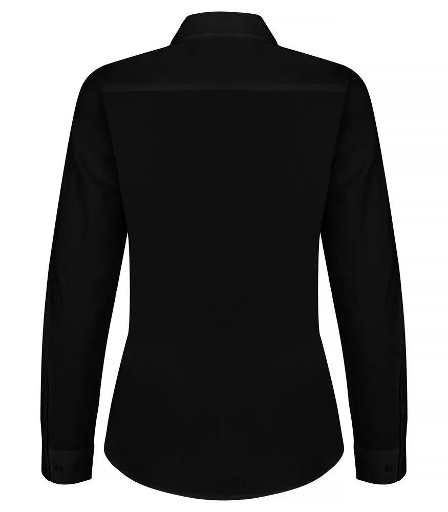 clique Stretch Shirt L/S Women - camisa stretch manga larga, corte regular 3/4