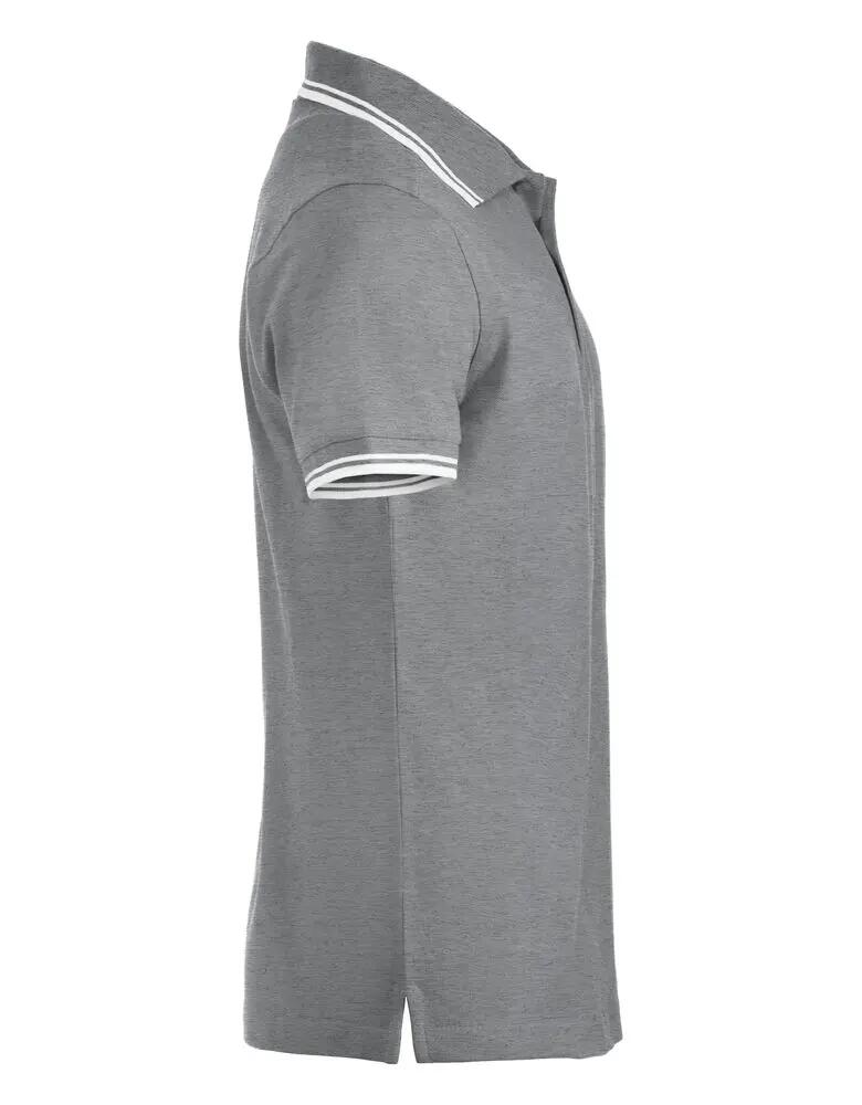clique Polo Amarillo 100% cotone pettinato — grigio mélange 4/4