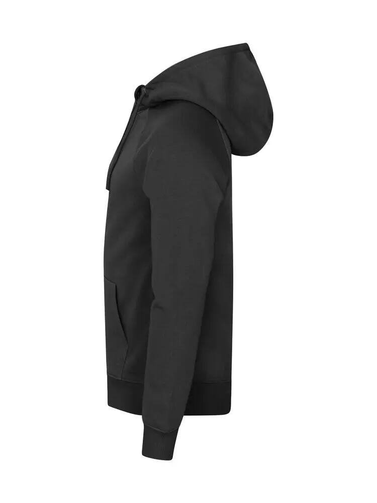 clique Miami PRO Hoody Full Zip in cotone e riciclato 3/4