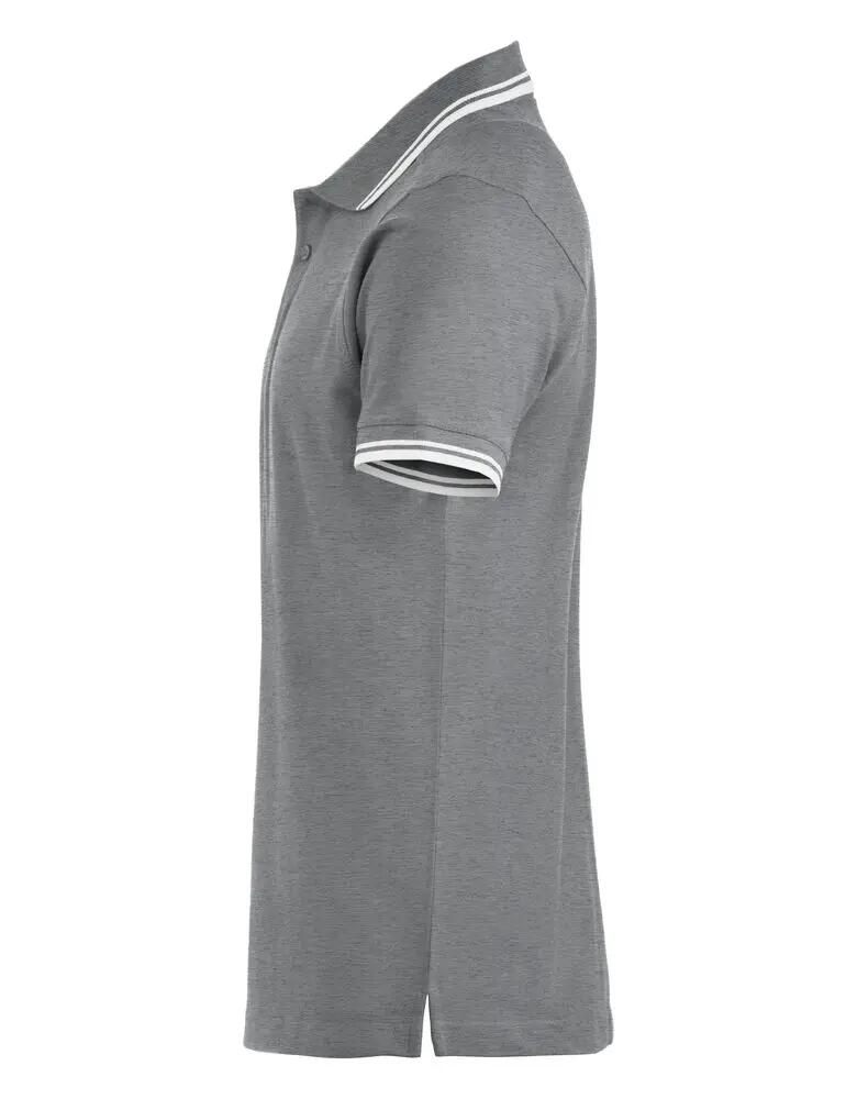 clique Polo Amarillo 100% cotone pettinato — grigio mélange 3/4