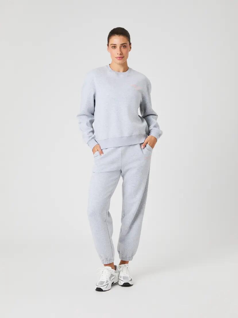 bjorn_borg BORG ESSENTIAL 1 HOODIE donna LIGHT GREY MELANGE 3/4