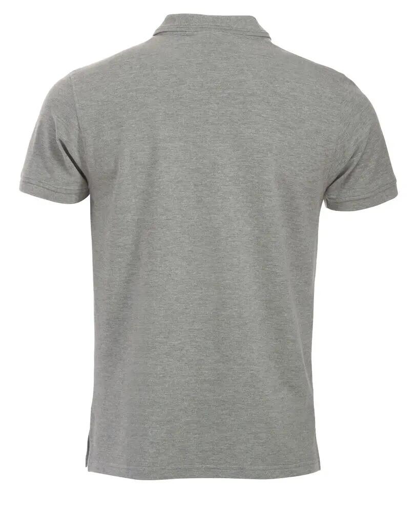 clique Polo Manhattan uomo – colletto con righe jacquard, polsini a coste 2/4