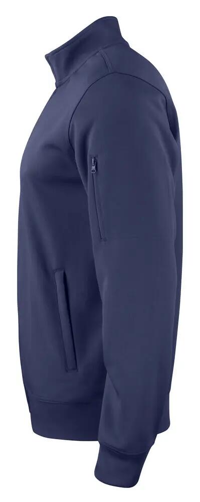 clique Basic Active Cardigan 100% poliéster azul escuro 3/4