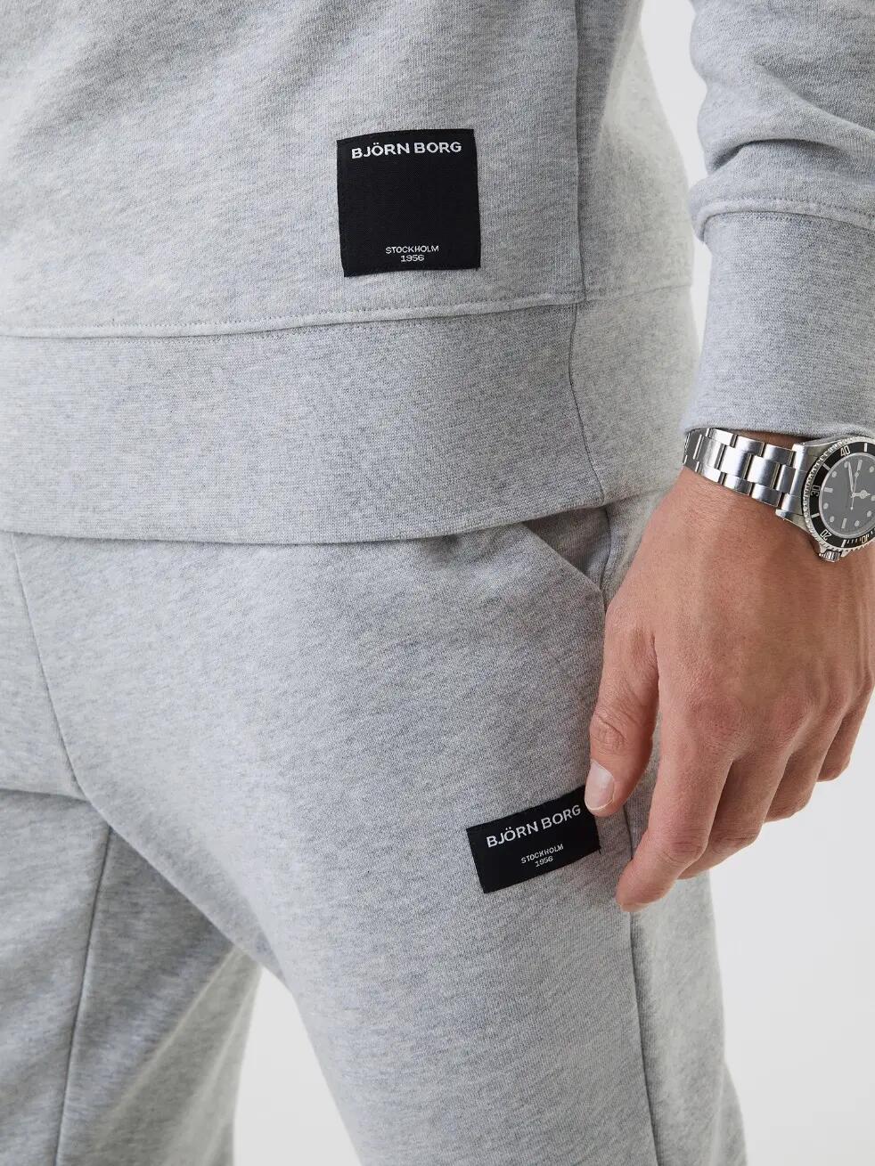bjorn_borg CENTRE CREW Uomo LIGHT GREY MELANGE 4/5