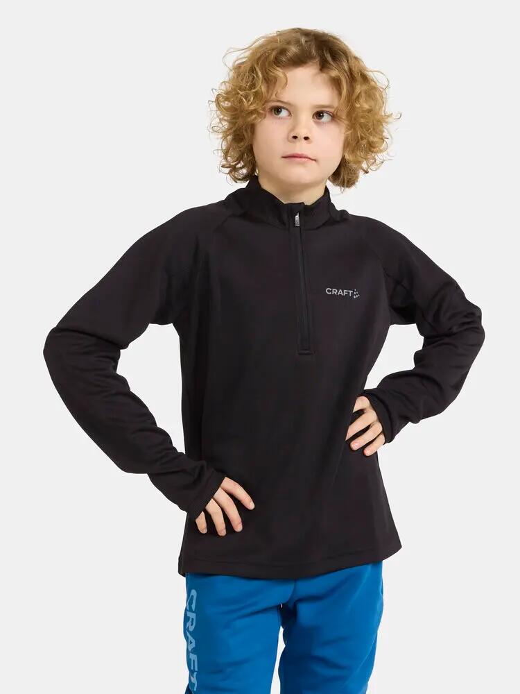 craft Evolve Halfzip JR – midlayer elástico em poliéster reciclado 2/5