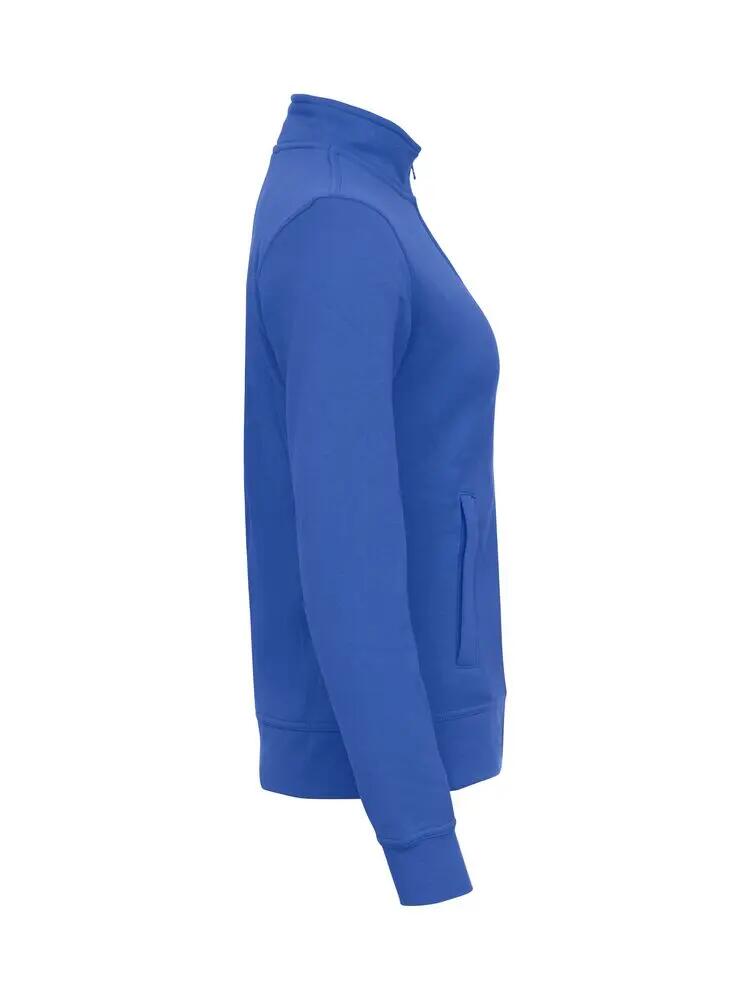 clique Basic Cardigan Women in felpa colore royal blue 2/4