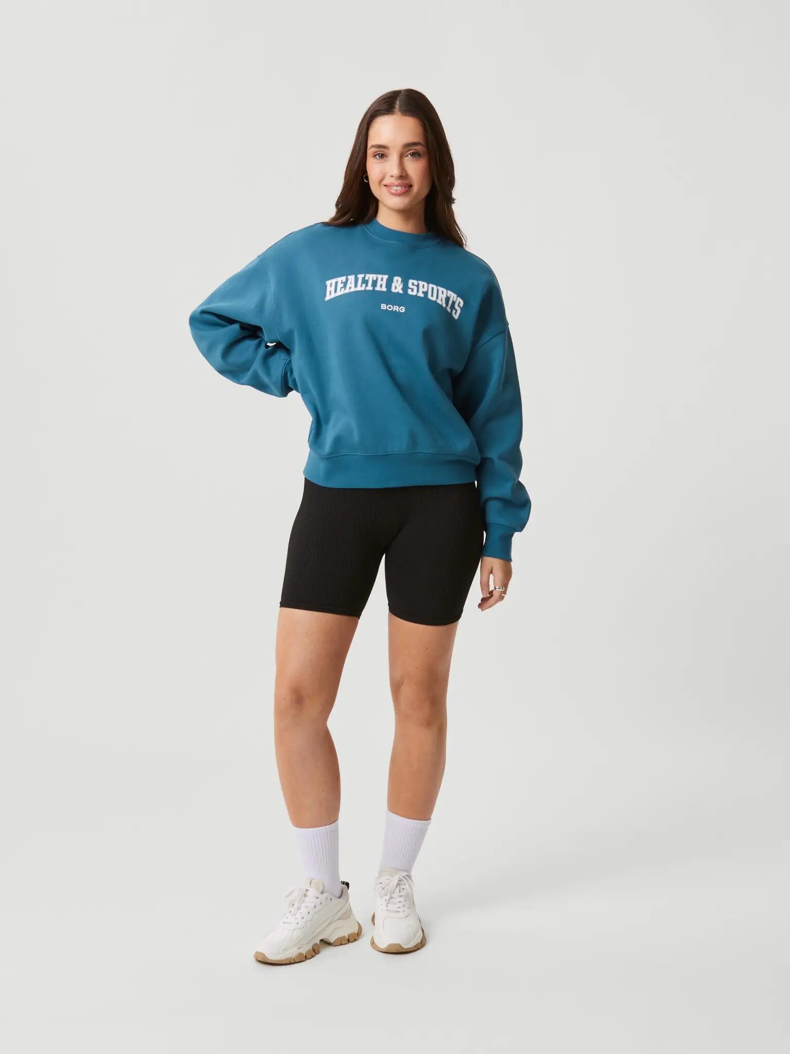 bjorn_borg STUDIO OVERSIZED CREW in MALLARD BLUE da donna 3/5