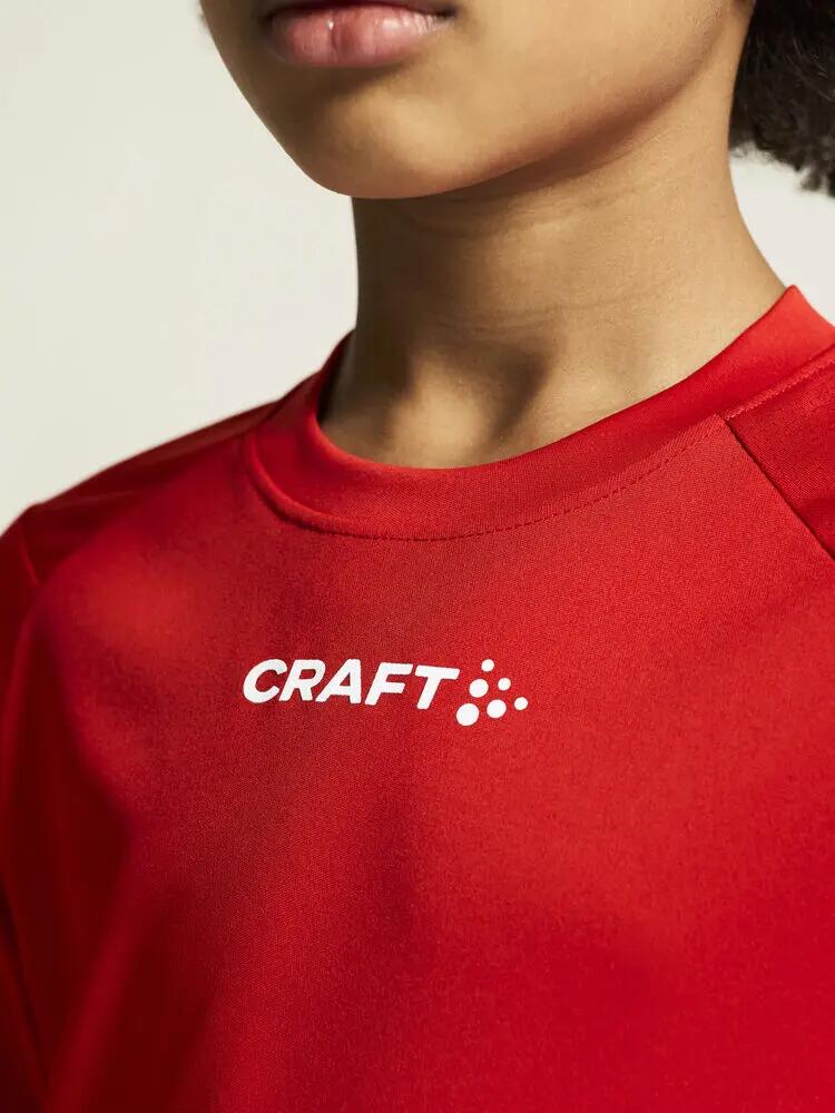 craft Rush 2.0 SS Tee Jr 100% poliéster reciclado - leve – Bright Red 2/7