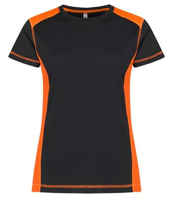 clique Ambition-T Women T-shirt - Alta visibilità Visib Orange