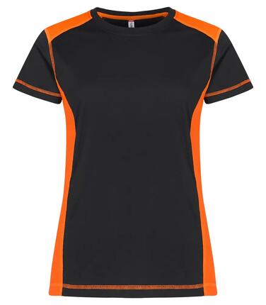 clique Ambition-T Women T-Shirt - Sichtbar in Visib Orange