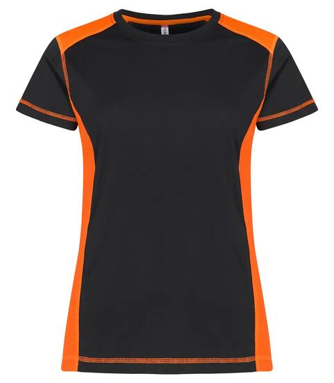clique Ambition-T Women T-shirt - Alta visibilità Visib Orange