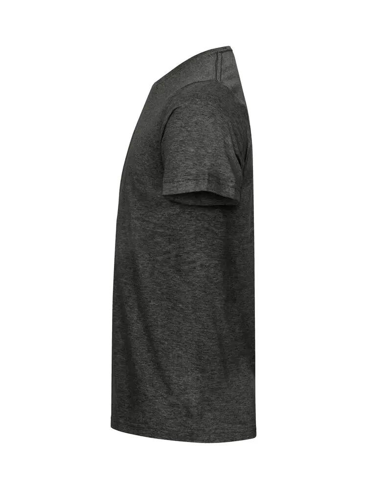 clique Classic OC-T T‑shirt homem 100% algodão orgânico anthracite melange 2/4