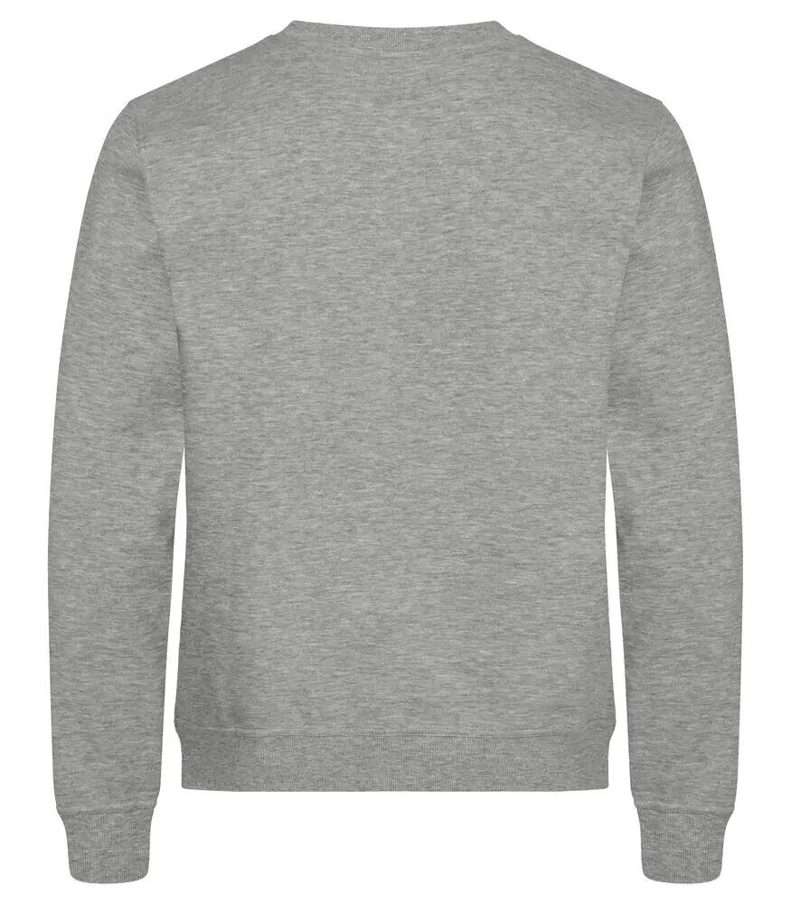 clique Miami Roundneck – Felpa unisex cotone e poliestere riciclato, Grigio 4/4
