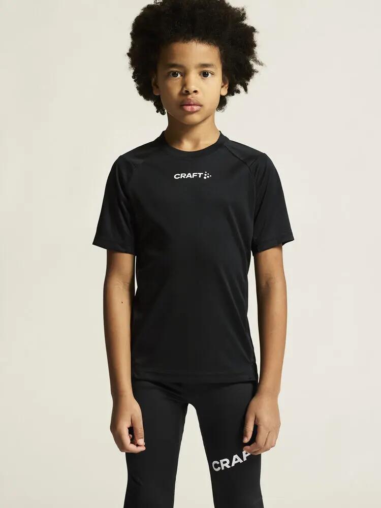 craft Rush 2.0 SS Tee Jr — t‑tshirt de treino leve em poliéster reciclado – 4/7