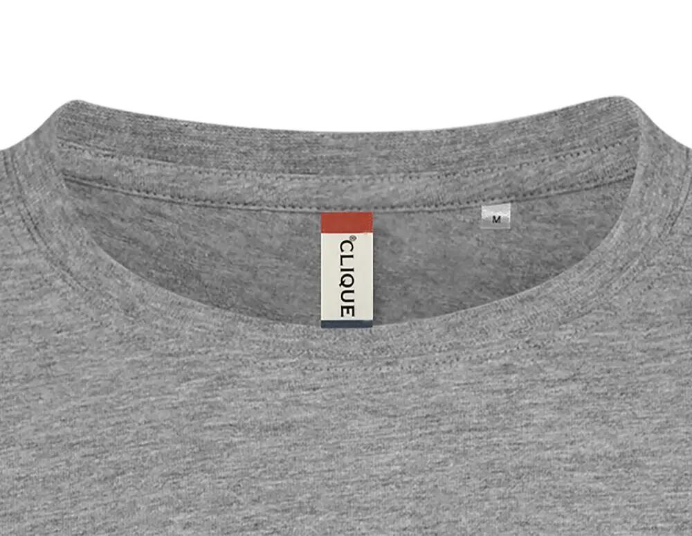clique Basic-T Heren T‑shirt grijs melange katoen 5/5