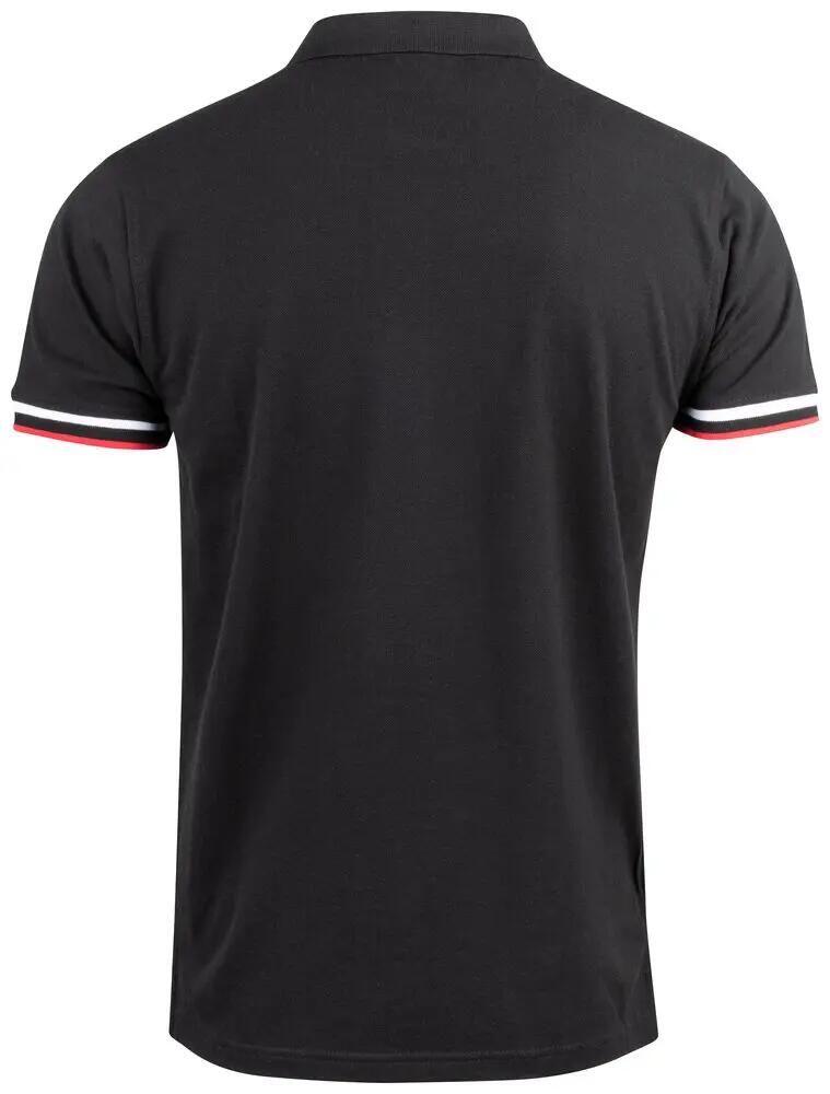 clique Polo Newton 100% algodón peinado – negro 2/4