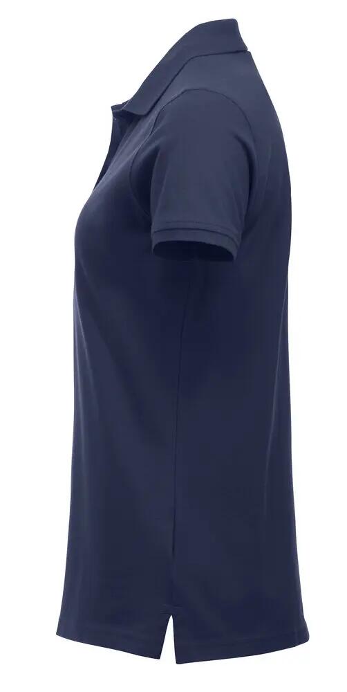 clique Classic Marion S/S polo donna in cotone, vestibilità moderna – dark navy 3/4