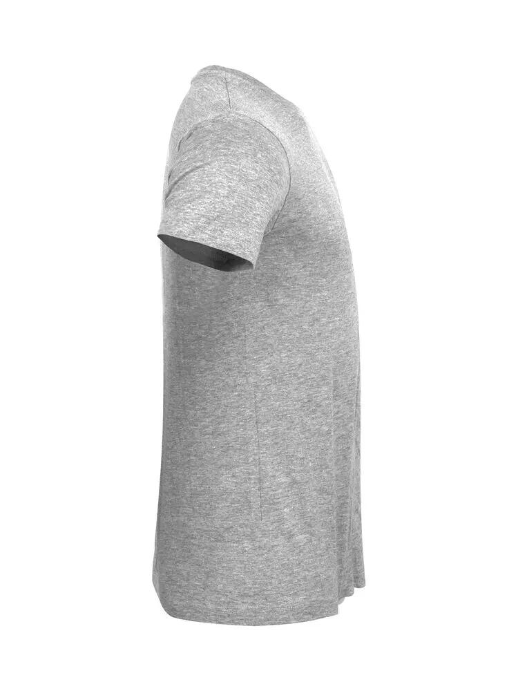 clique Basic-T T-shirt homme coupe près du corps en coton ash 2/5