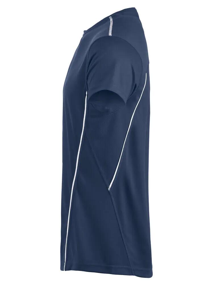 clique Ice Sport-T T‑shirt unisex in 100% poliestere Navy/White 3/4