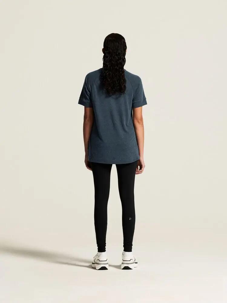 craft Wool SS Tee W – T-shirt manga curta em poliéster reciclado e lã 7/7