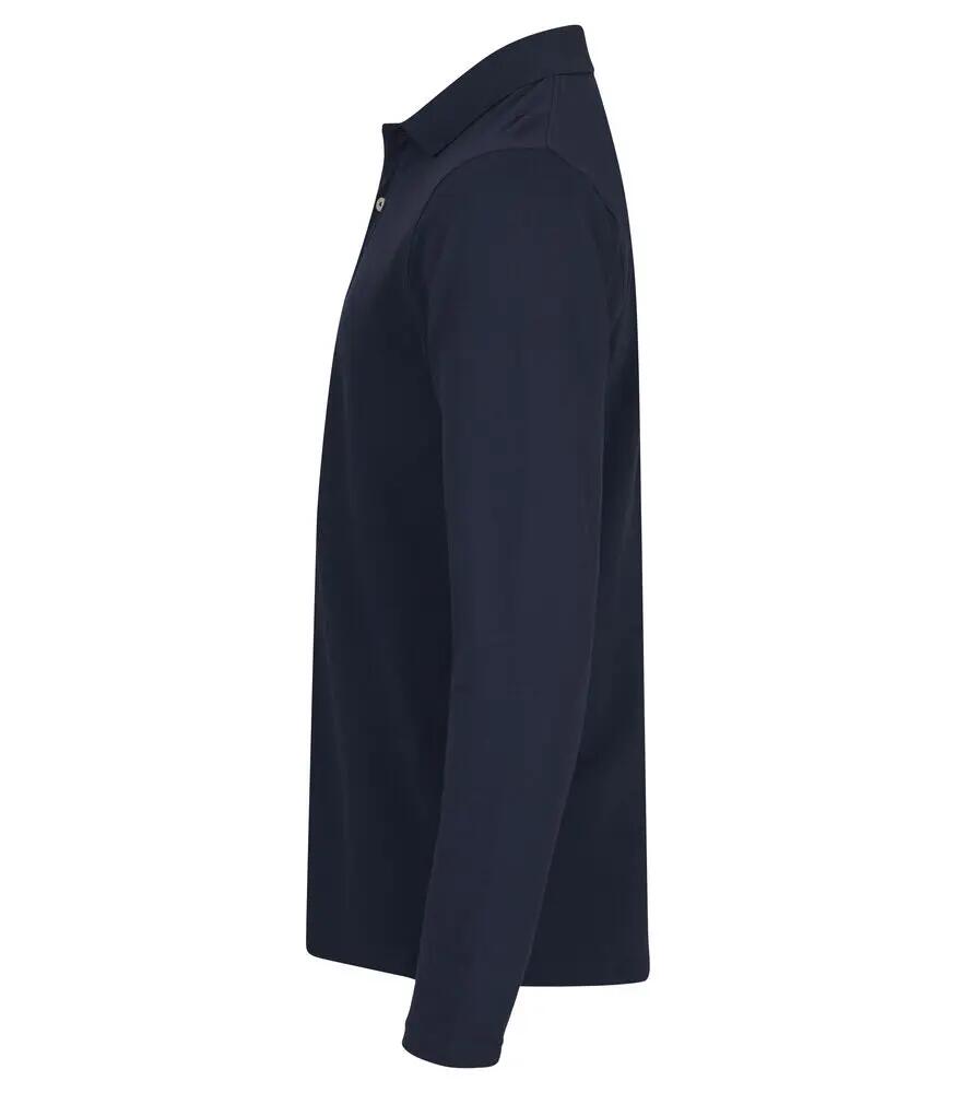 clique Stretch Premium Polo L/S — Polo à manches longues extensible 4/5