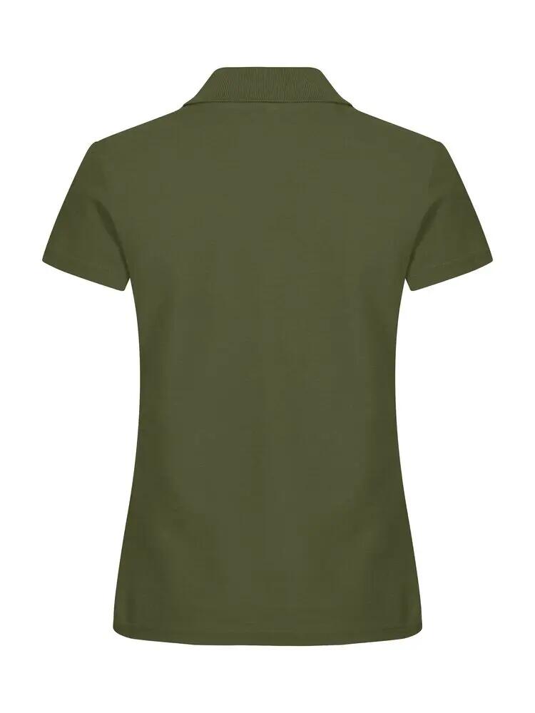clique Basic Polo Women katoen - comfortabele pasvorm, olive green 4/5