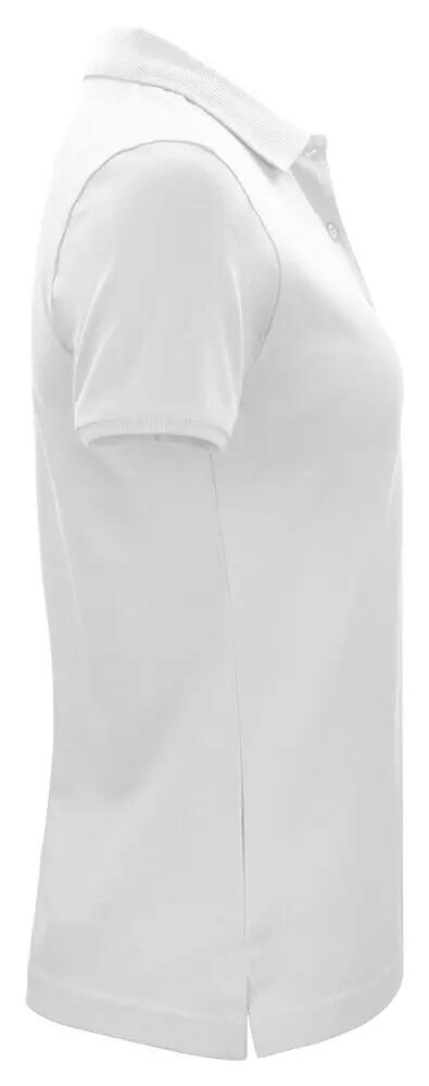 clique Classic OC Polo Women en algodón orgánico blanco 4/4
