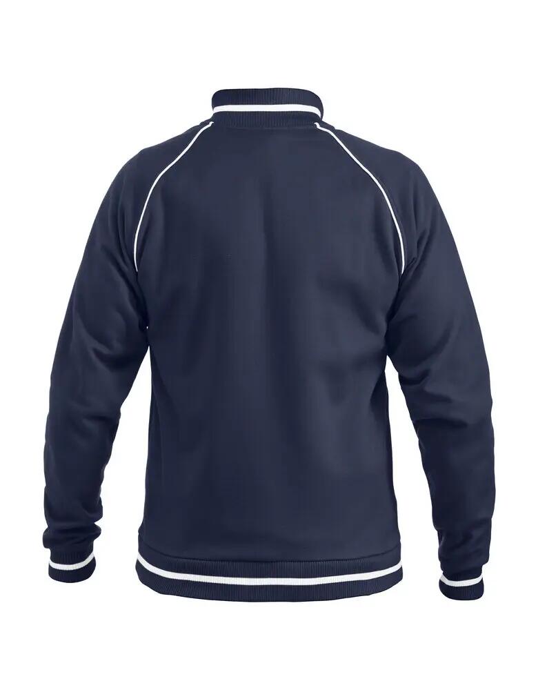 clique Craig chaqueta unisex tejido estructurado – interior cepillado, azul 2/4