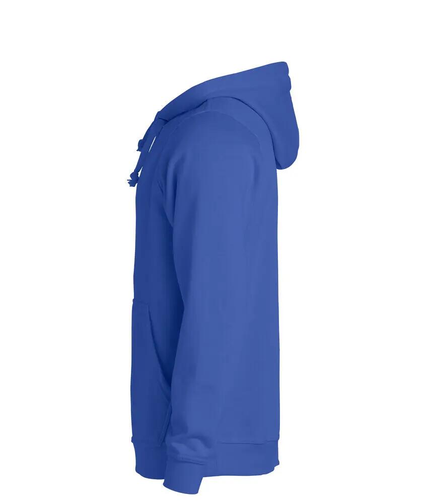 clique Basic Hoody unissexo em tecido estabilizado 3/4