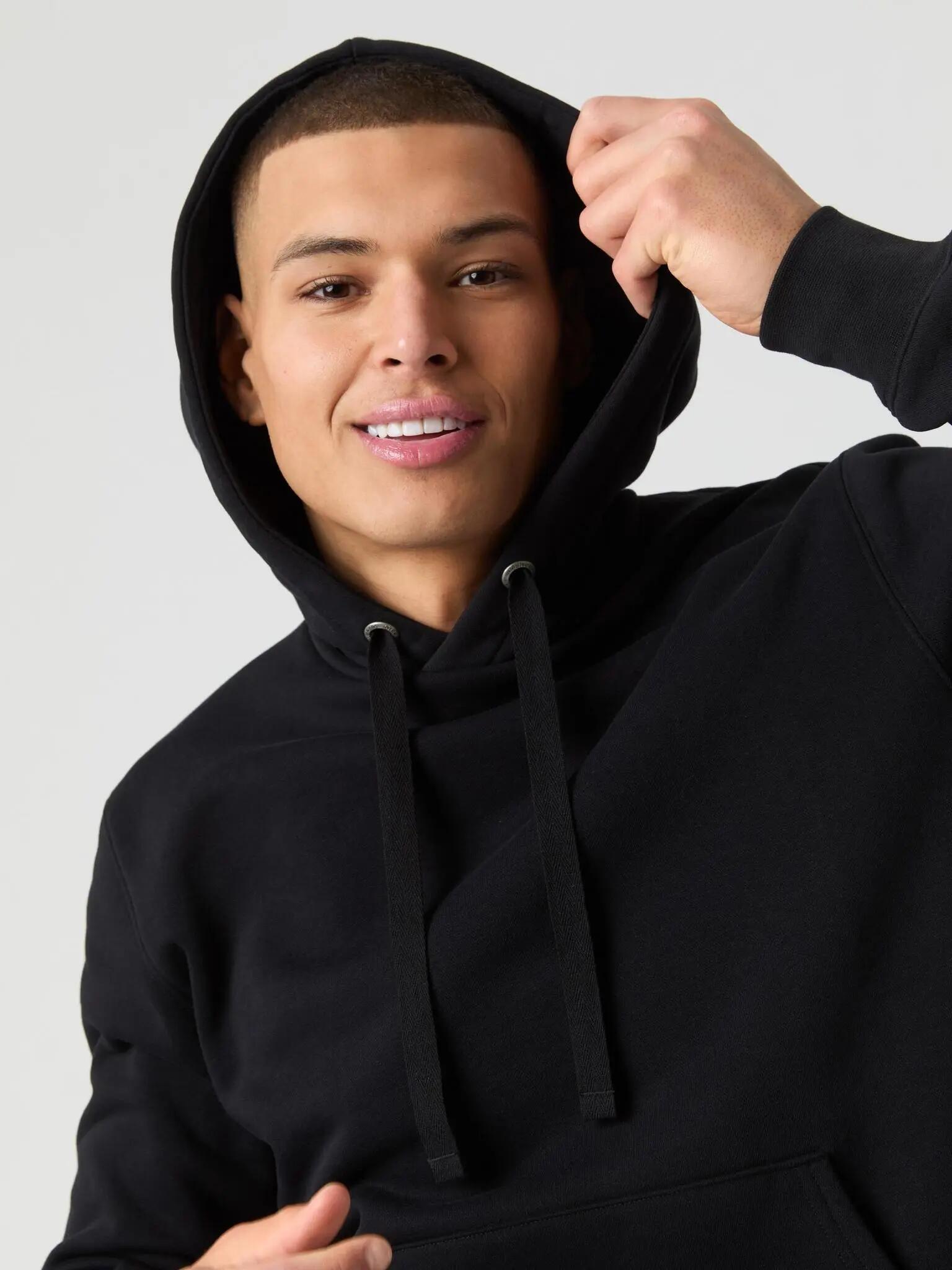 bjorn_borg CENTRE HOODIE BLACK BEAUTY 5/5