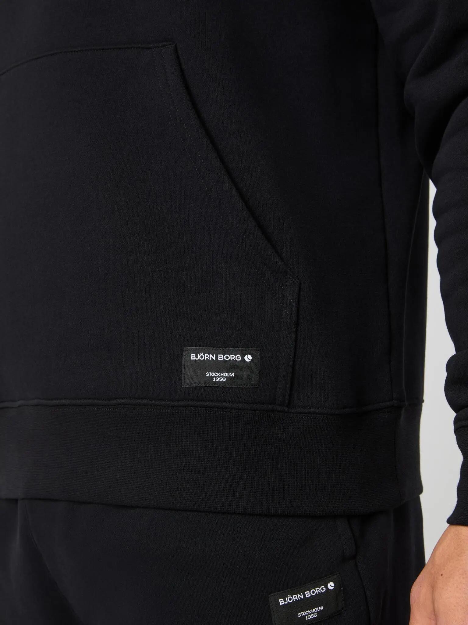 bjorn_borg CENTRE HOODIE BLACK BEAUTY 4/5