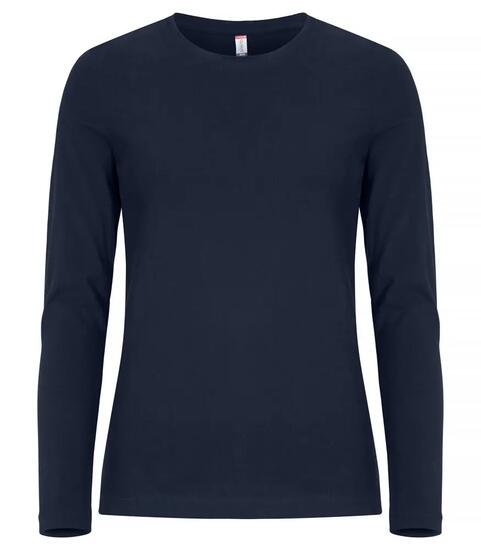 clique Premium Fashion-T L/S Women – premium dames long sleeve T-shirt van