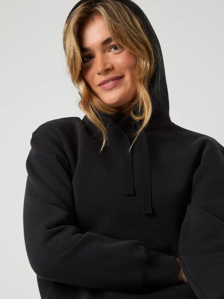 bjorn_borg CENTRE HOODIE — BLACK BEAUTY donna 5/5