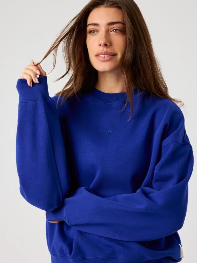 bjorn_borg STUDIO OVERSIZED SWEATSHIRT CLEMATIS BLUE 4/5
