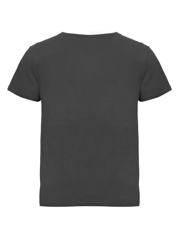 clique Basic-T Loose Fit T-shirt 100% algodão — corte ligeiramente oversize 4/4